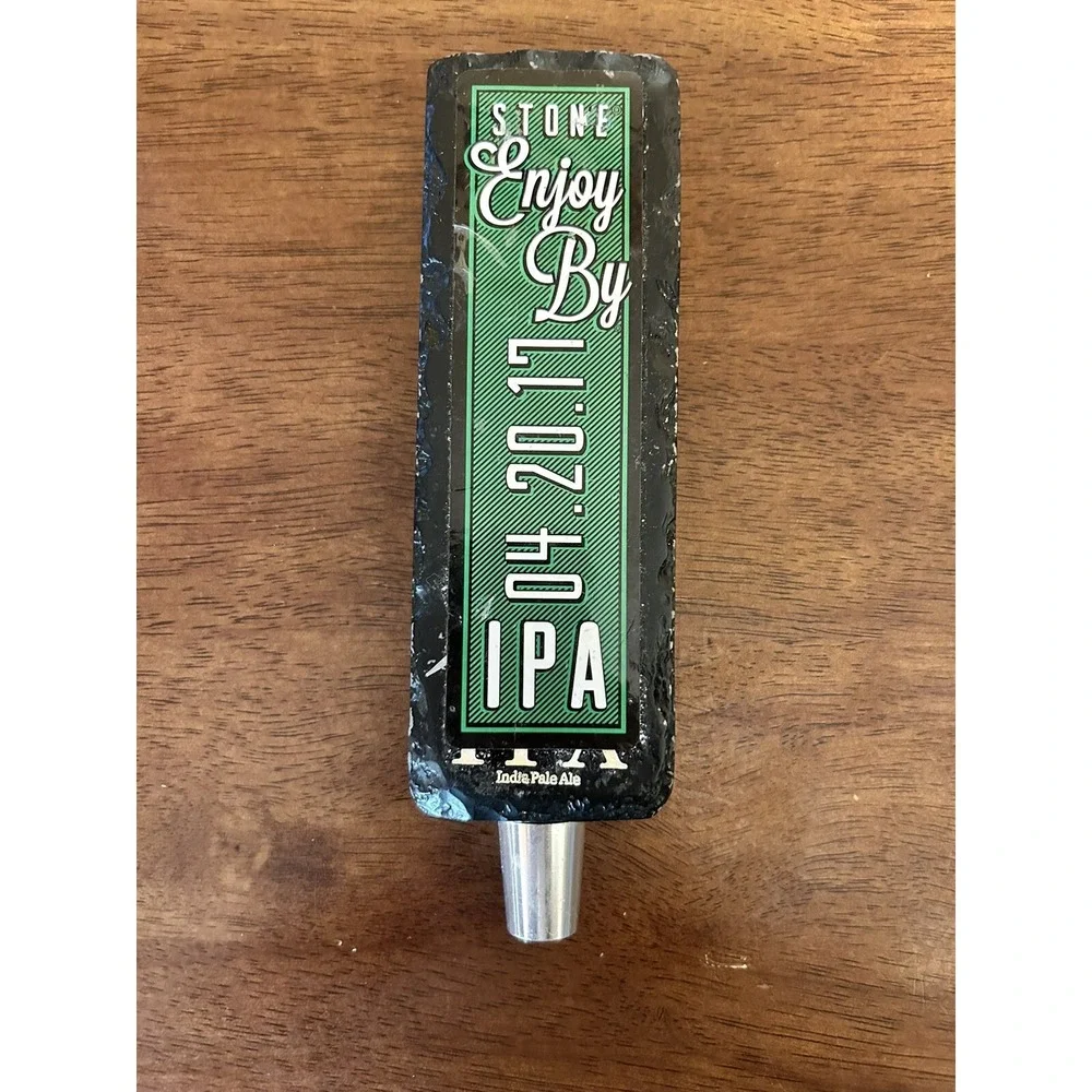 Stone Brewing IPA 7in Tap Handle Enjoy By 04.20.17 India Pale Ale Beer Pull Bar